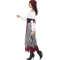 Kostým Pirátka s pruhovanou sukní