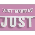 Nápis "Just Married"