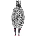 Party poncho Zebra