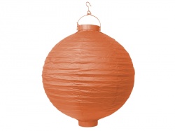 Papírový lampion - oranžový